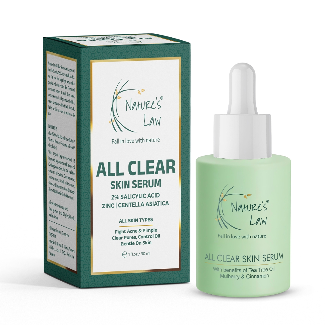 Nature’s Law Skin Glow Serum with 5% AHA and Vitamin C – 30ml