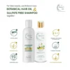 Nature’s Law Botanical Hair Oil and Sulfate-Free Dandruff Control Shampoo combo – natural solution for dandruff control, hair fall reduction, conditioning, and healthy hair growth.