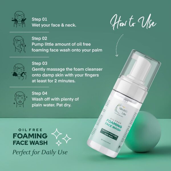 Oil Free Foaming Face Wash – How to Use Guide
