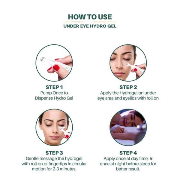 Under Eye Roll On for Dark Circles & Puffiness | With Vitamin B3, 15g - Image 5