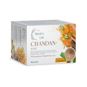 Sandalwood Turmeric Aloe Vera Bath Soap | Pack of 3 | 375g