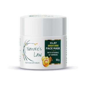 Vitamin C Clay Face Mask for Glowing Skin | With Turmeric (50g)