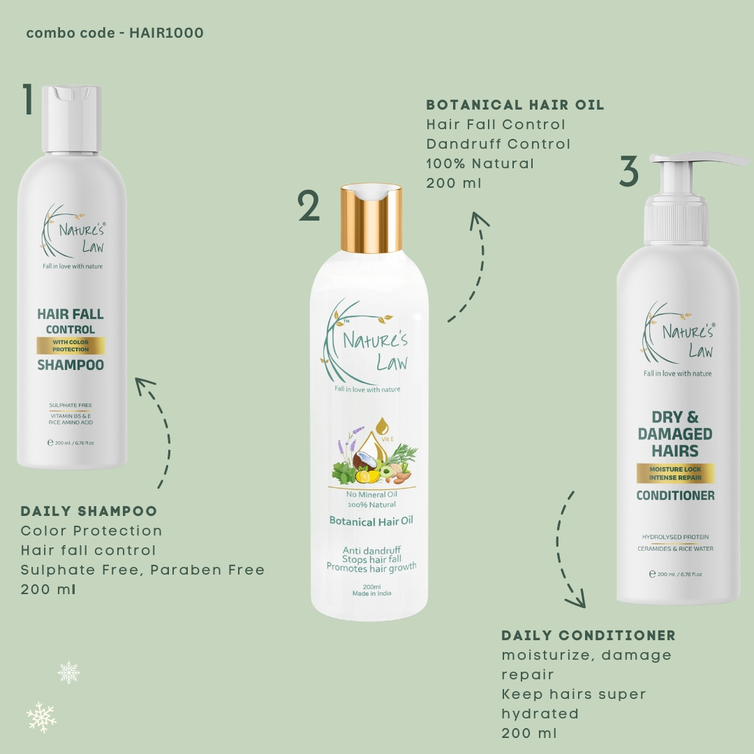 Nature’s Law Hair1000 3-in-1 Gift Combo